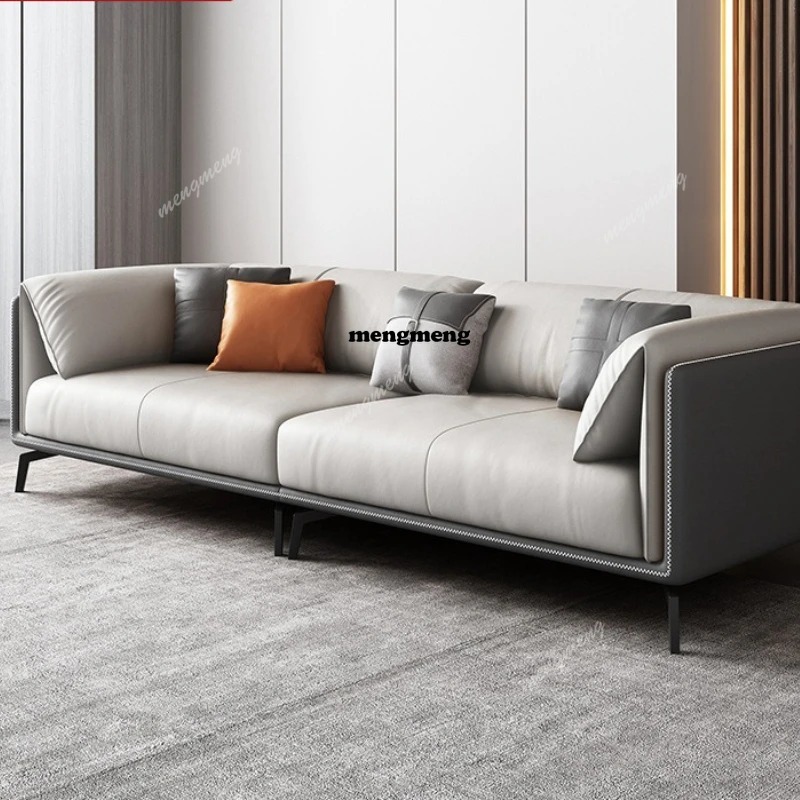 Office Furniture Luxury - Cowhide Business Office Sofas Reception Living