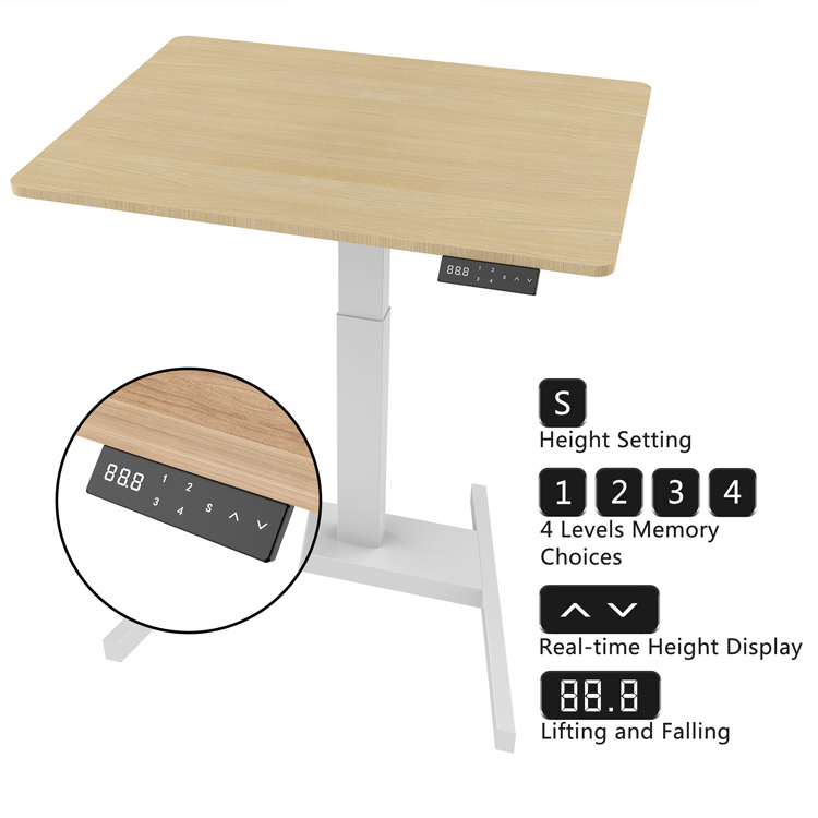 Single Leg Motorized Electric  - Adjustable Laptop Table review and price