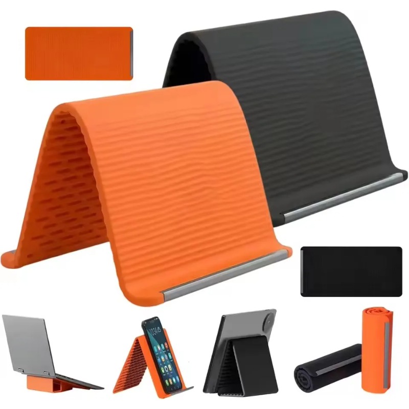 Flexible Foldable Silicone Pho - Adjustable Laptop Table review and price
