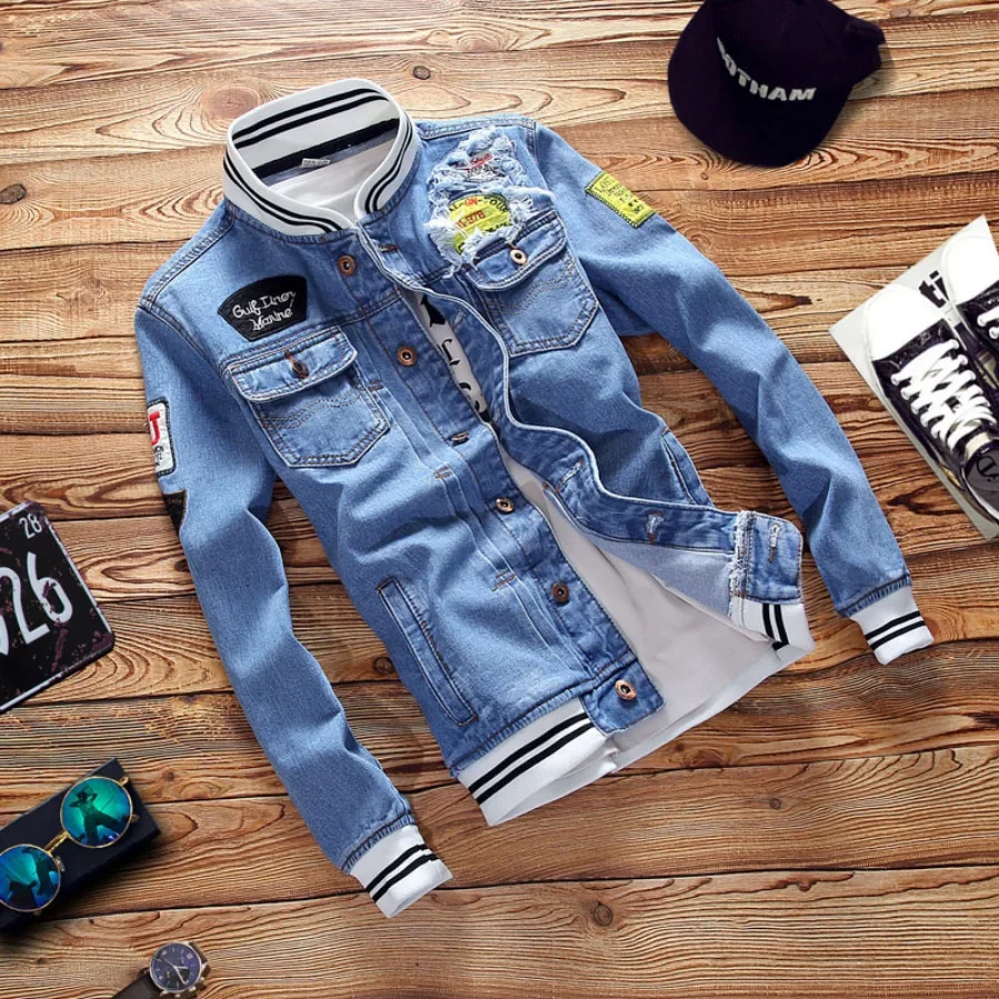 New 2026 Men's Denim Jackets F - Coat Rack Standing review and price