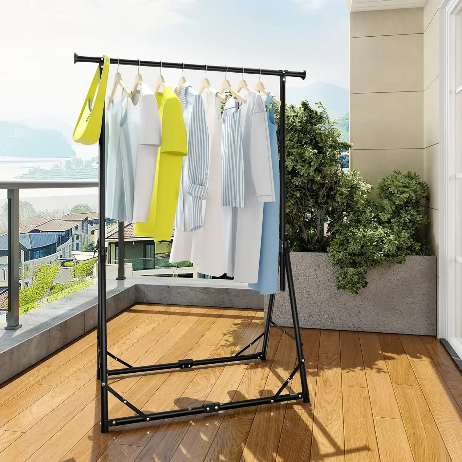 Collapsible Garment Rack Porta - Coat Rack Standing review and price