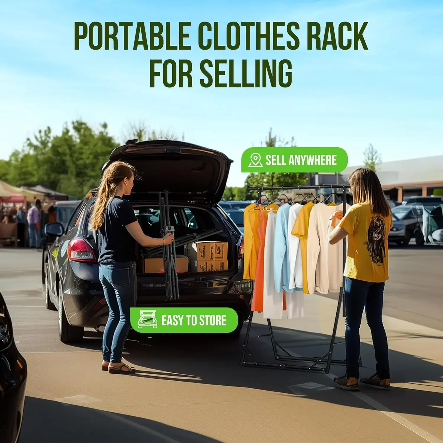 Collapsible Garment Rack Porta - Coat Rack Standing review and price