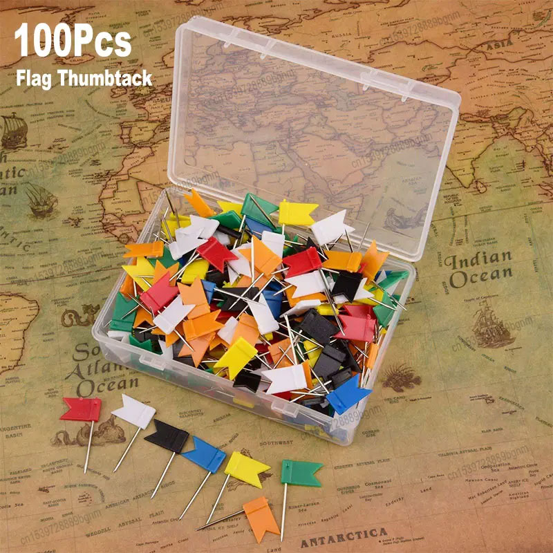 100Pcs Color Set 35mm Flag Thu - Office Furniture Online review and price