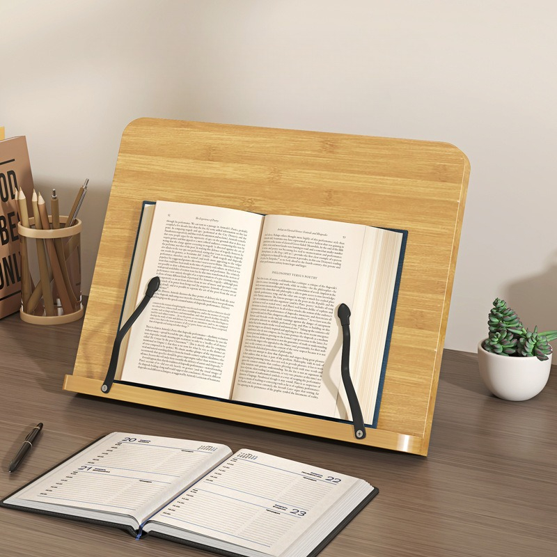 Wooden Reading Book Stand, Mul - Adjustable Laptop Table review and price