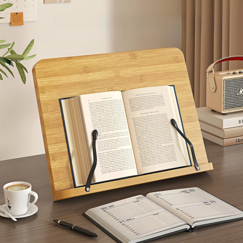 Wooden Reading Book Stand, Mul - Adjustable Laptop Table review and price