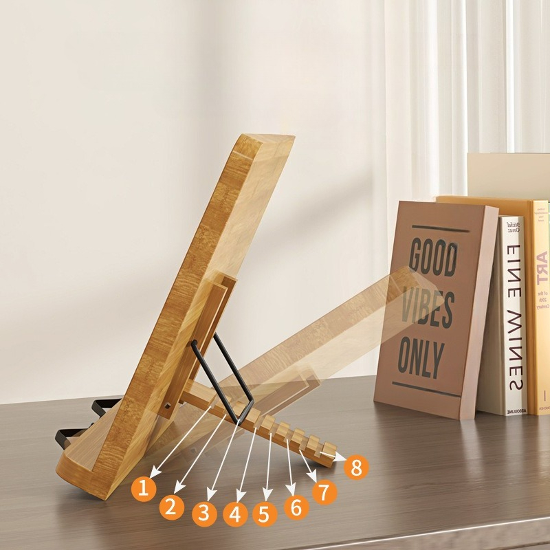 Wooden Reading Book Stand, Mul - Adjustable Laptop Table review and price