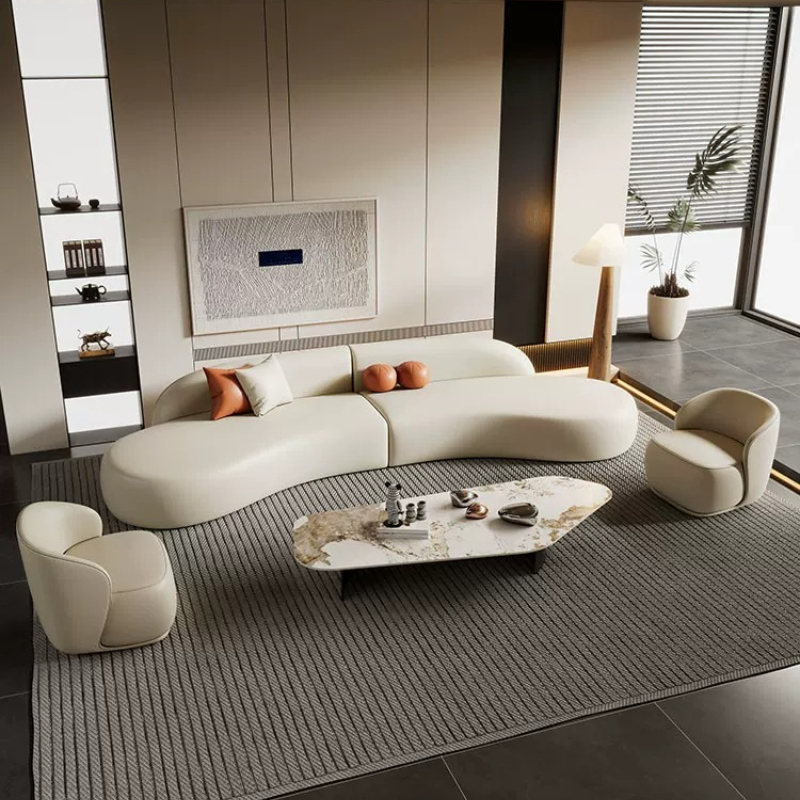 Italian Luxury Curved Sofa Mod - Office Furniture Luxury review and price