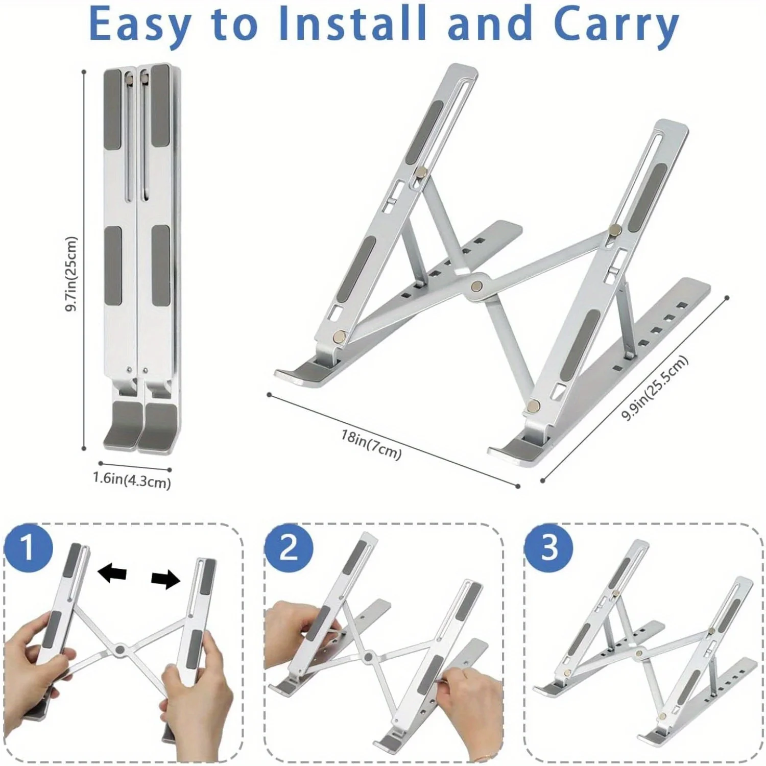 Adjustable Aluminum Laptop Sta - Adjustable Laptop Table review and price