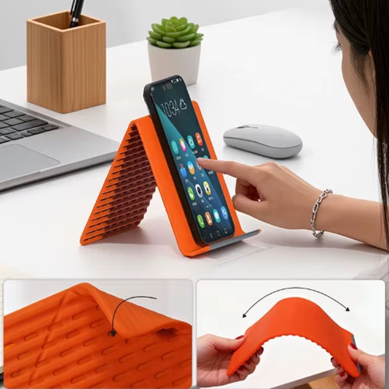Flexible Foldable Silicone Pho - Adjustable Laptop Table review and price