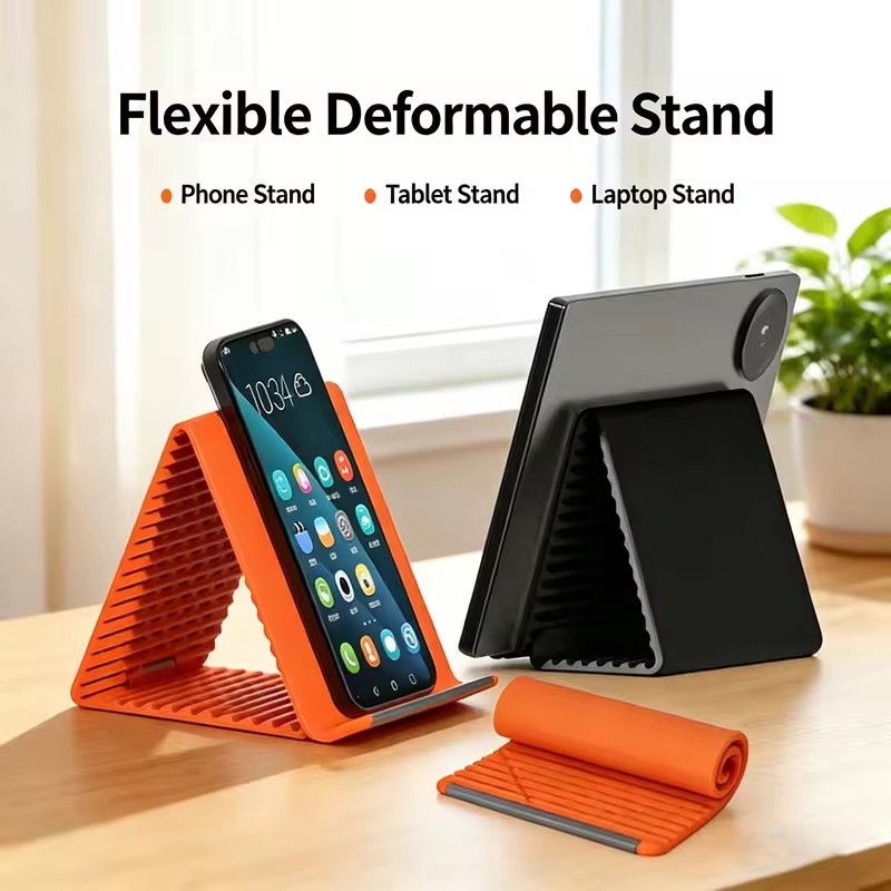 Flexible Foldable Silicone Pho - Adjustable Laptop Table review and price