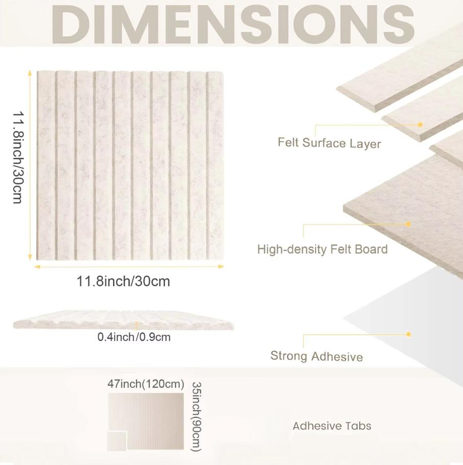 Acoustic Wall Panel Tiles Deco - Office Furniture Online review and price