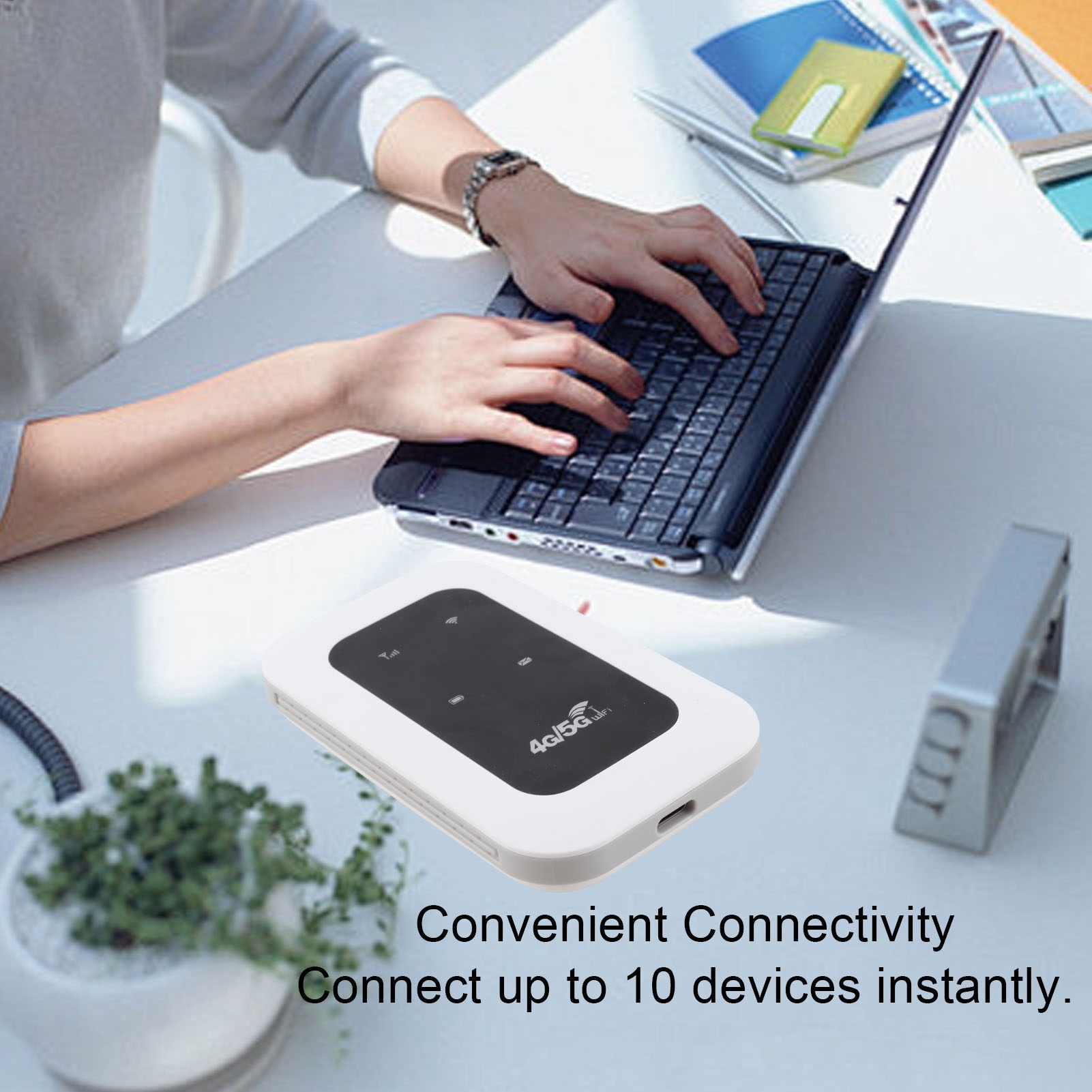 Portable 4G WiFi Hotspot 300Mb - Adjustable Laptop Table review and price