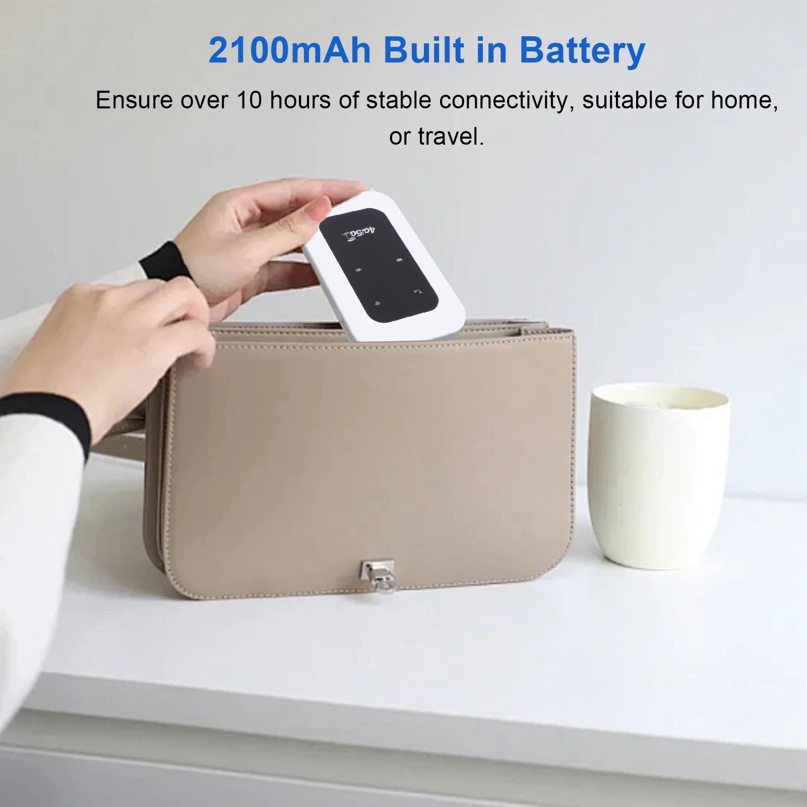 Portable 4G WiFi Hotspot 300Mb - Adjustable Laptop Table review and price