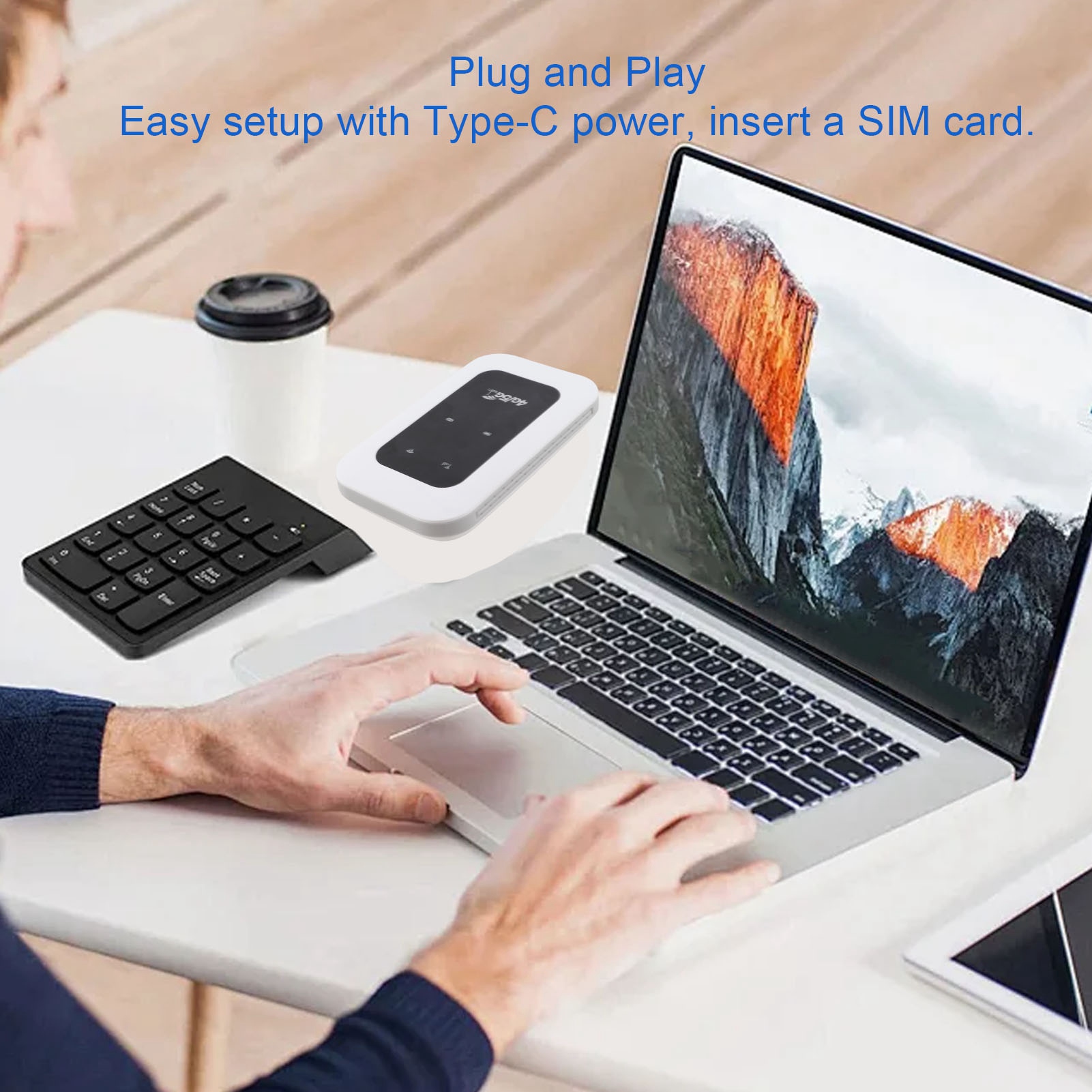 Portable 4G WiFi Hotspot 300Mb - Adjustable Laptop Table review and price