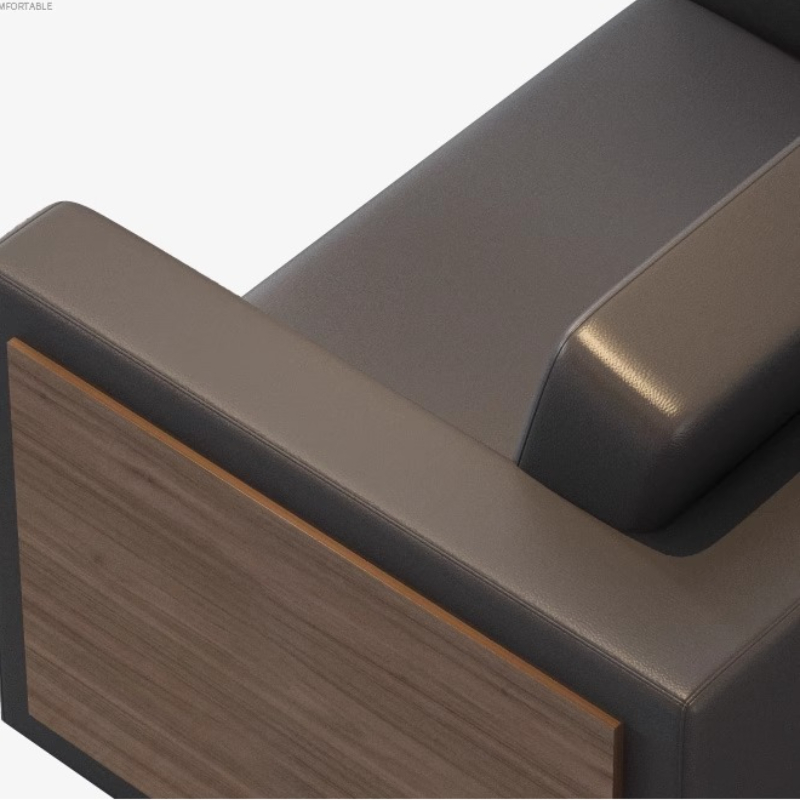 Wooden Cowhide Office Sofas Co - Office Furniture Luxury review and price
