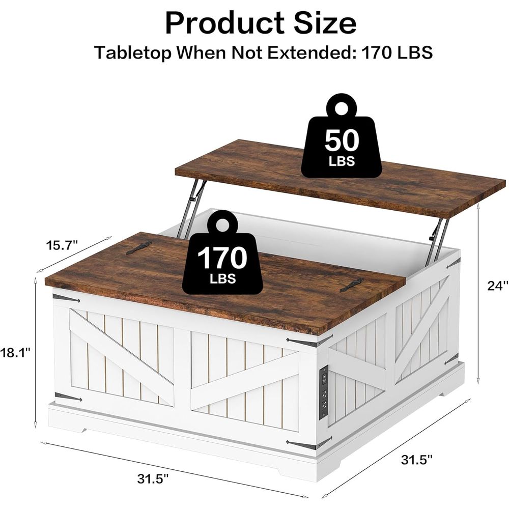 36 Lit Top Coffee Table with S - Adjustable Laptop Table review and price