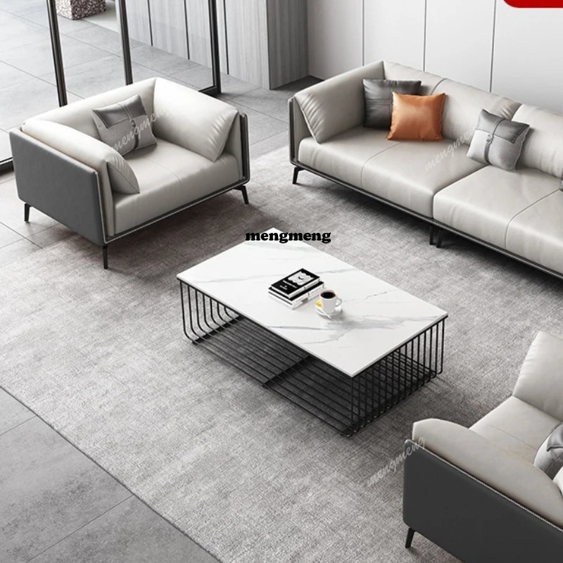Cowhide Business Office Sofas  - Office Furniture Luxury review and price