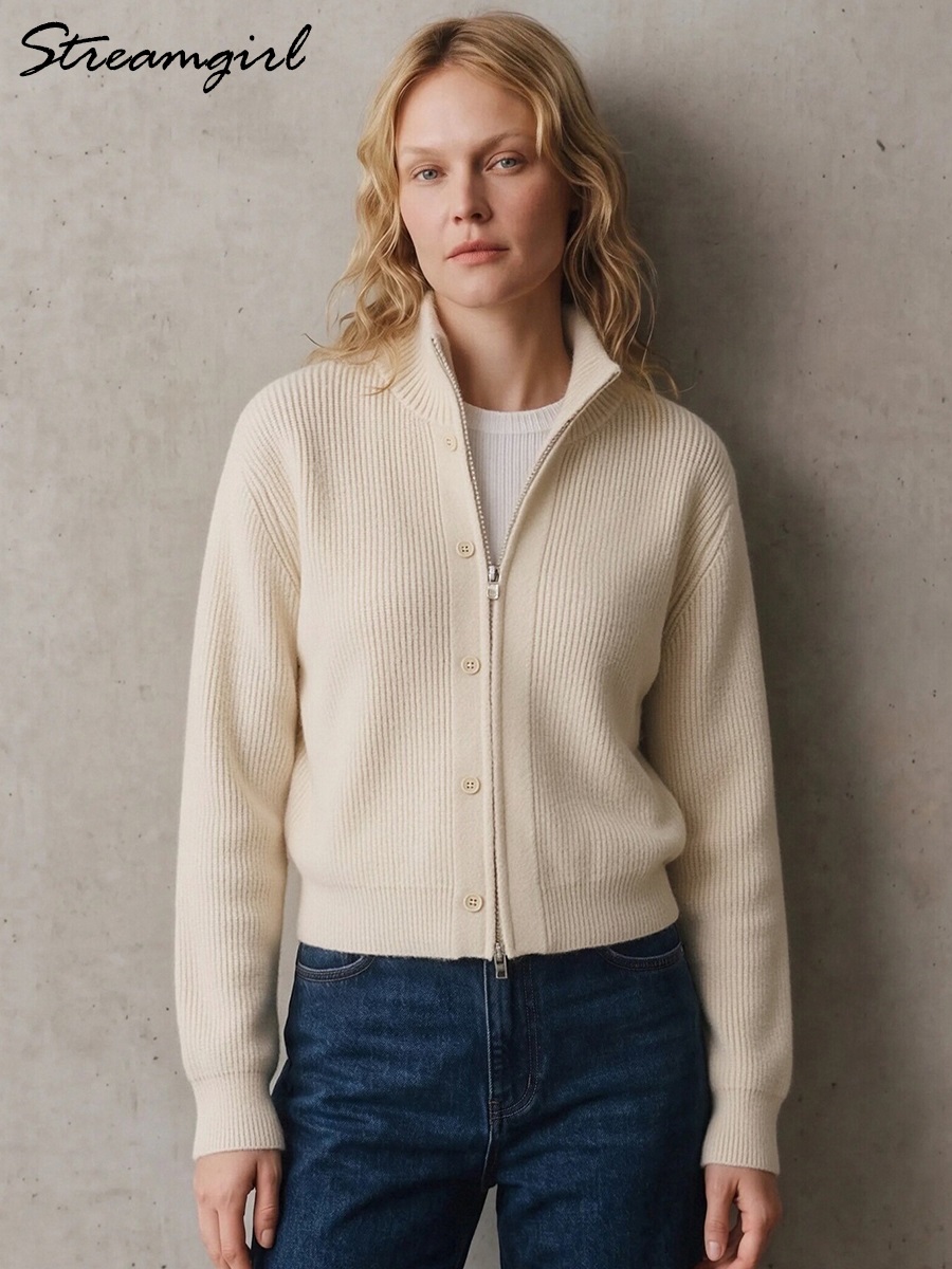 Women Turtleneck Knit Cardigan - Coat Rack Standing review and price
