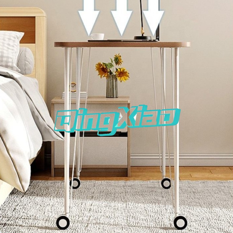 Mobile Computer Desk With Whee - Adjustable Laptop Table review and price